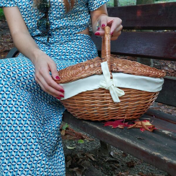 mini wicker picnic basket
