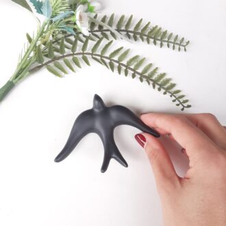 small ceramic swallow wall hanging